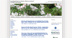 Desktop Screenshot of eletetazeveknek.hu